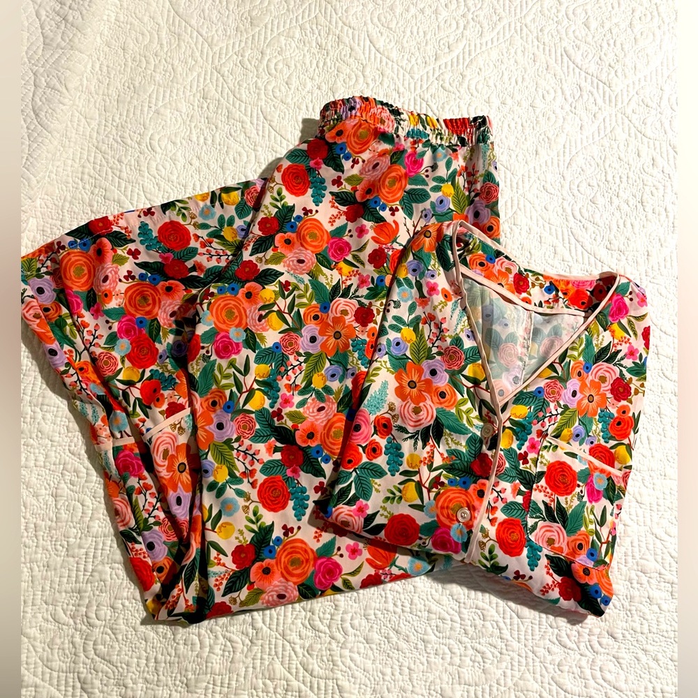 Rifle paper co Garden party Cloud 9 Pajama set size M